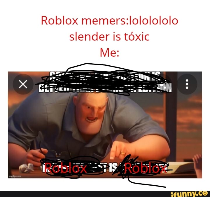 Roblox slender in real life - iFunny Brazil