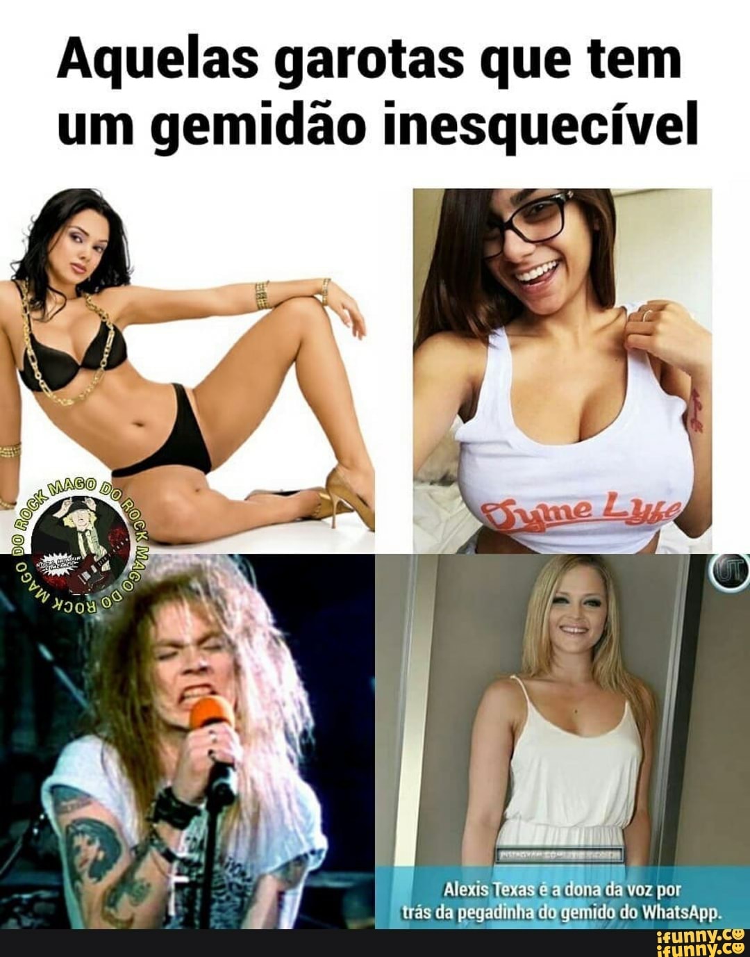 Aquelas garotas que tem um gemidão inesquecível - iFunny Brazil