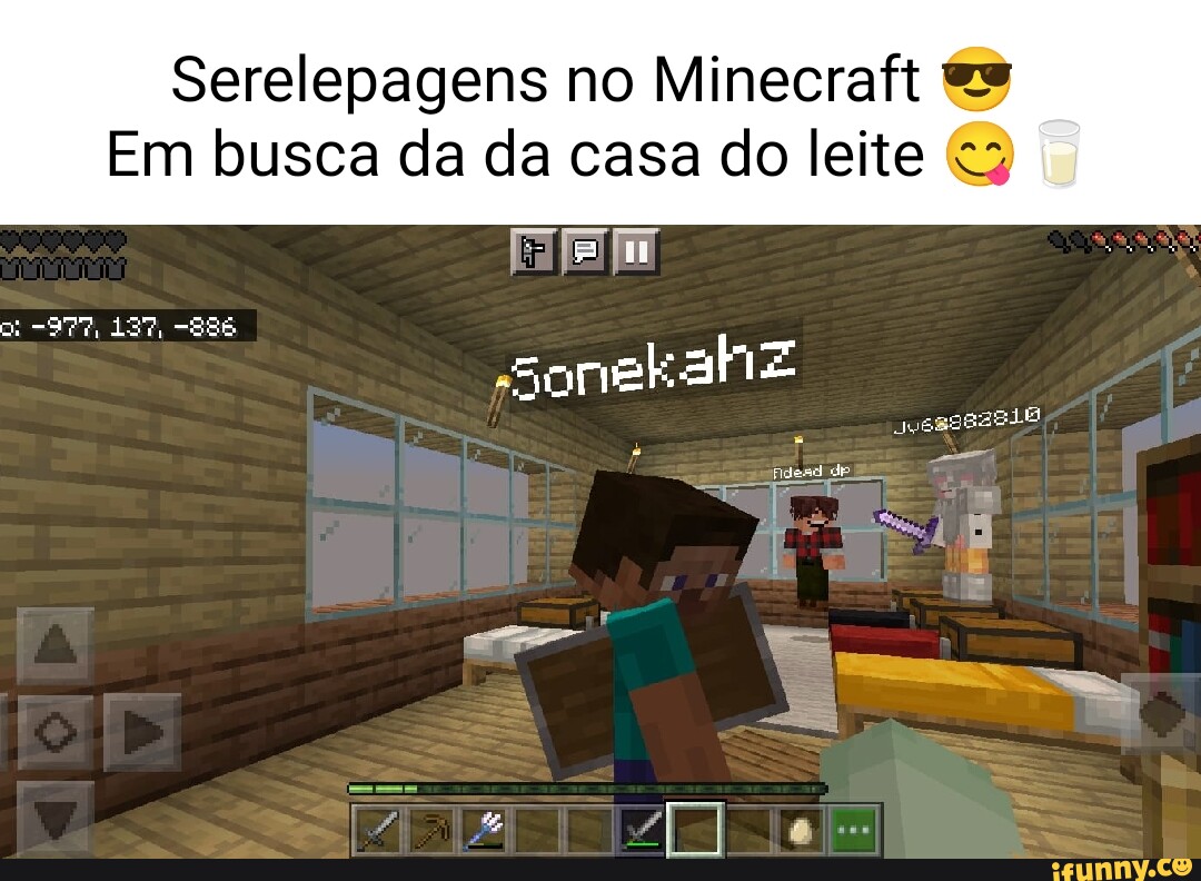 Começa um mundo no minecraft com os amigos - iFunny Brazil