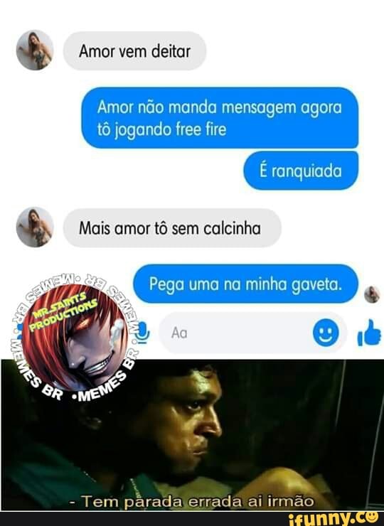 Amor Vamos jogar hoje??? - iFunny Brazil