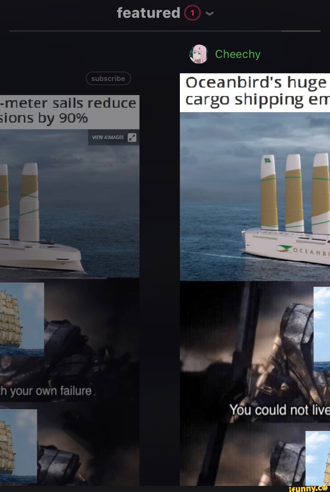 Oceanbird's huge 80-meter sails reduce cargo shipping emissions by 90%