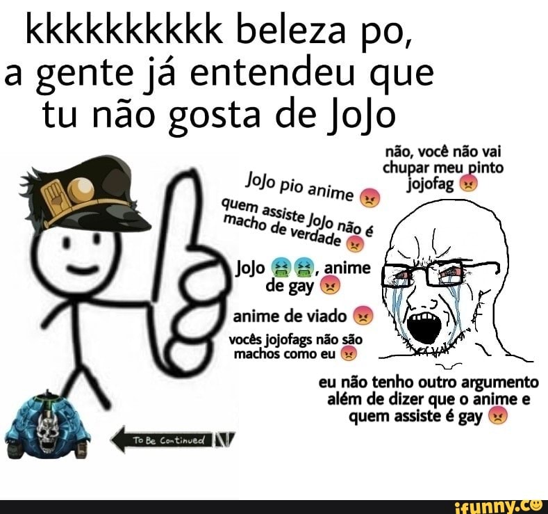 Sobre umas coisas de macho em JoJo