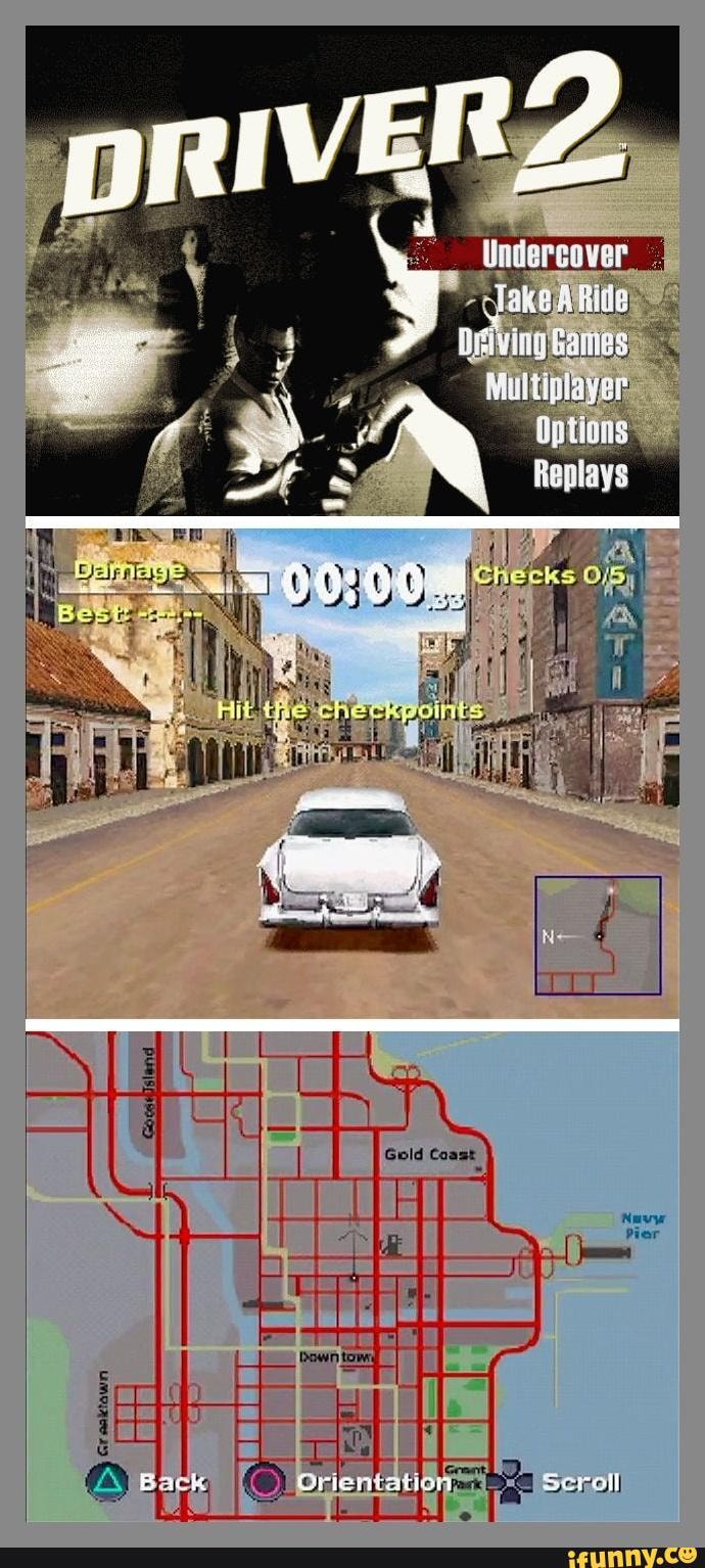 Driver 2 - videogames advert (2000) - PS1, GBA - iFunny Brazil