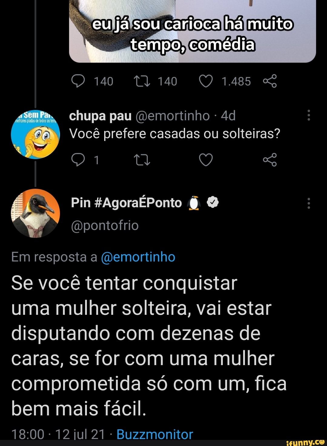 Pin em Piadas