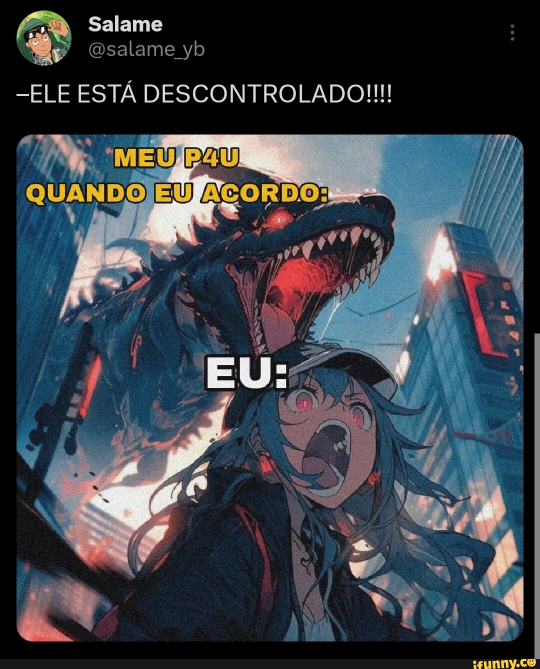 ELE ESTÁ DESCONTROLADO!!!! - Salame salame yb -ELE ESTÁ DESCONTROLADO ...