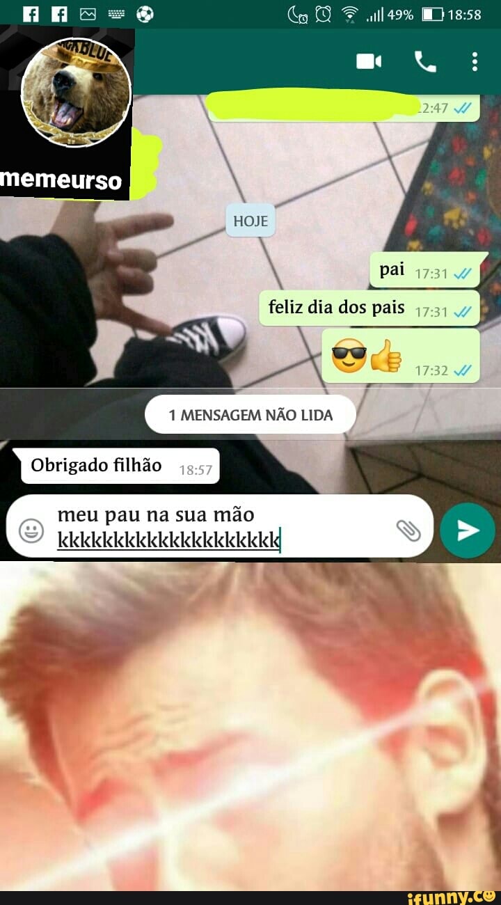 Meu pau na sua mão - iFunny Brazil