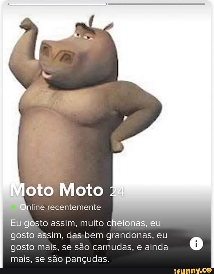 Moto Moto - Eu gosto mais é das cheionas em português! - Filme Madagascar 2  