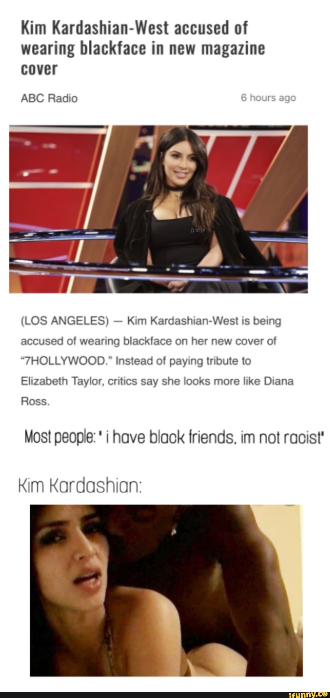 Kim Kardashian accused of wearing blackface on new magazine cover