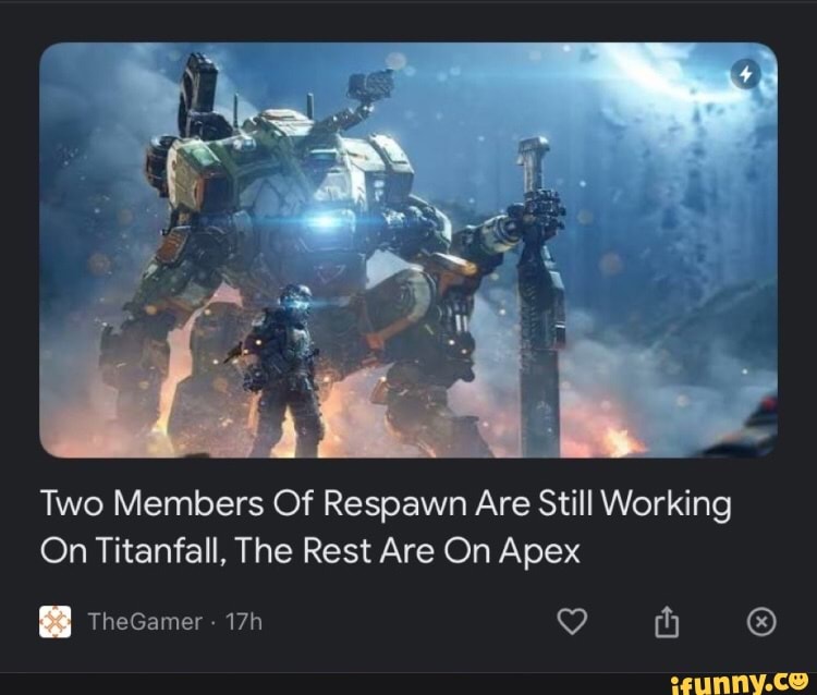 Going through Facebook and I saw this, I thought it was a Titanfall 2  reference 😭😂 : r/titanfall