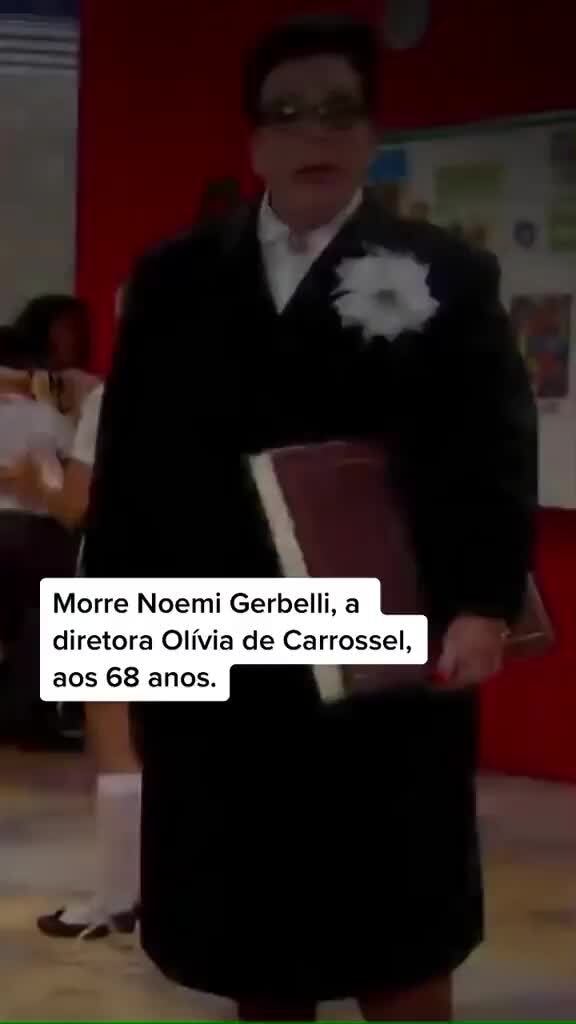 Diretora Olívia de Carrossel, atriz Noemi Gerbelli morre aos 68 anos