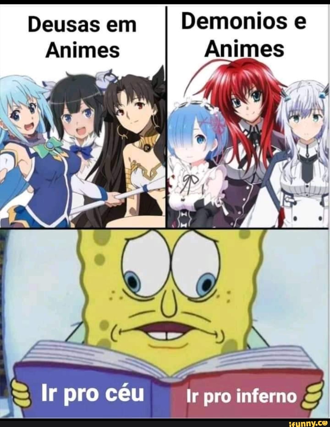 Deusas em Demonios Animes Animes lr pro céu lr pro prol - iFunny