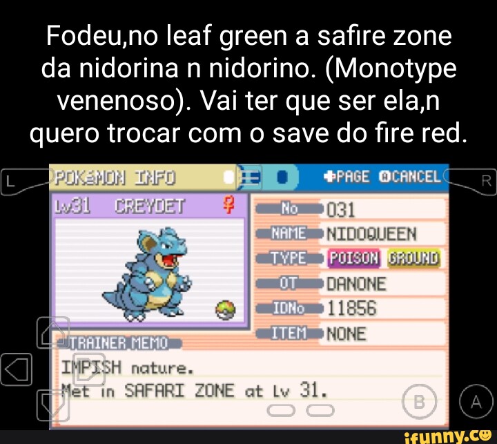 Pokémon Fire Red - Melhor Time MONOTYPE [VENENOSO] 