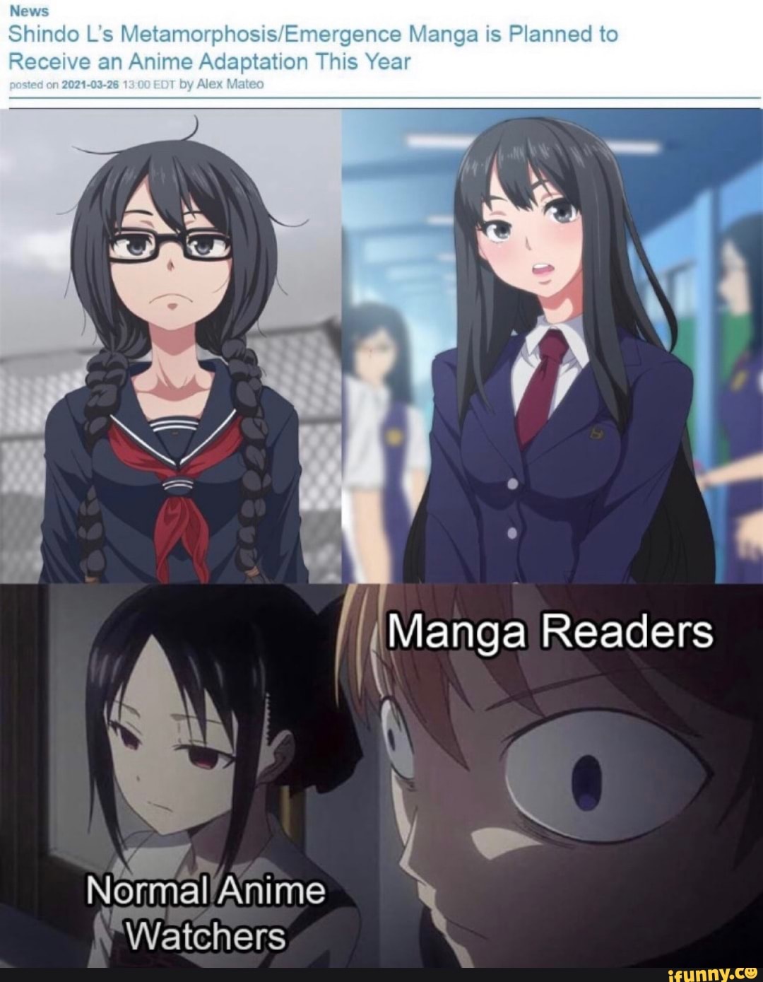 News Shindo L's Manga is Planned to Receive an Anime Adaptation This Year  COEDT Manga Readers Normal Anime Watchers - iFunny Brazil