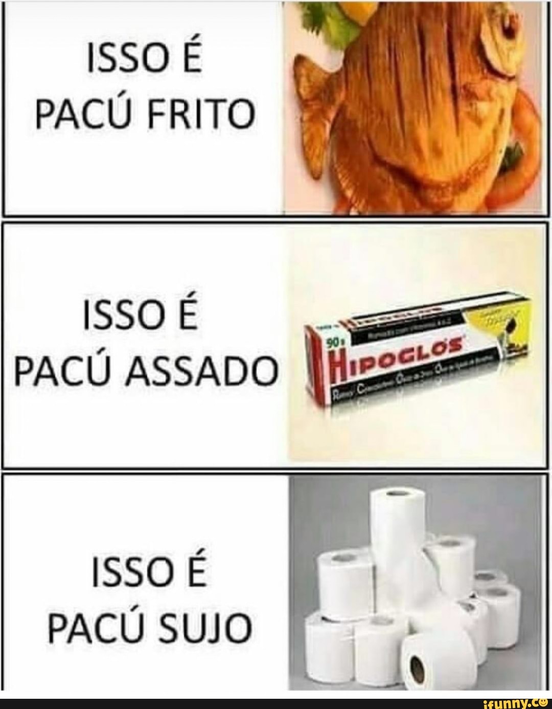 ISSO É PACÚ FRITO ISSO É PACÚ ASSADO PACÚ SUJO - iFunny Brazil