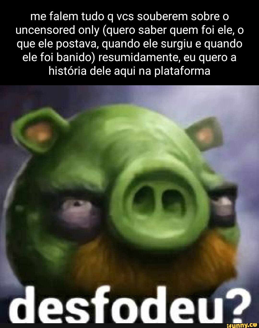 Censuramos memes. Best Collection of funny Censuramos pictures on iFunny  Brazil