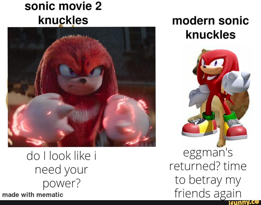Memes that appeared in games 👌 part 2 #knuckles #sonic