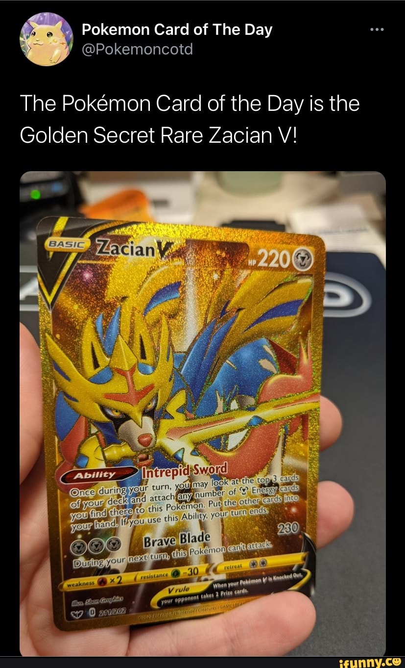 Zacian V (Secret Rare) - 211/202