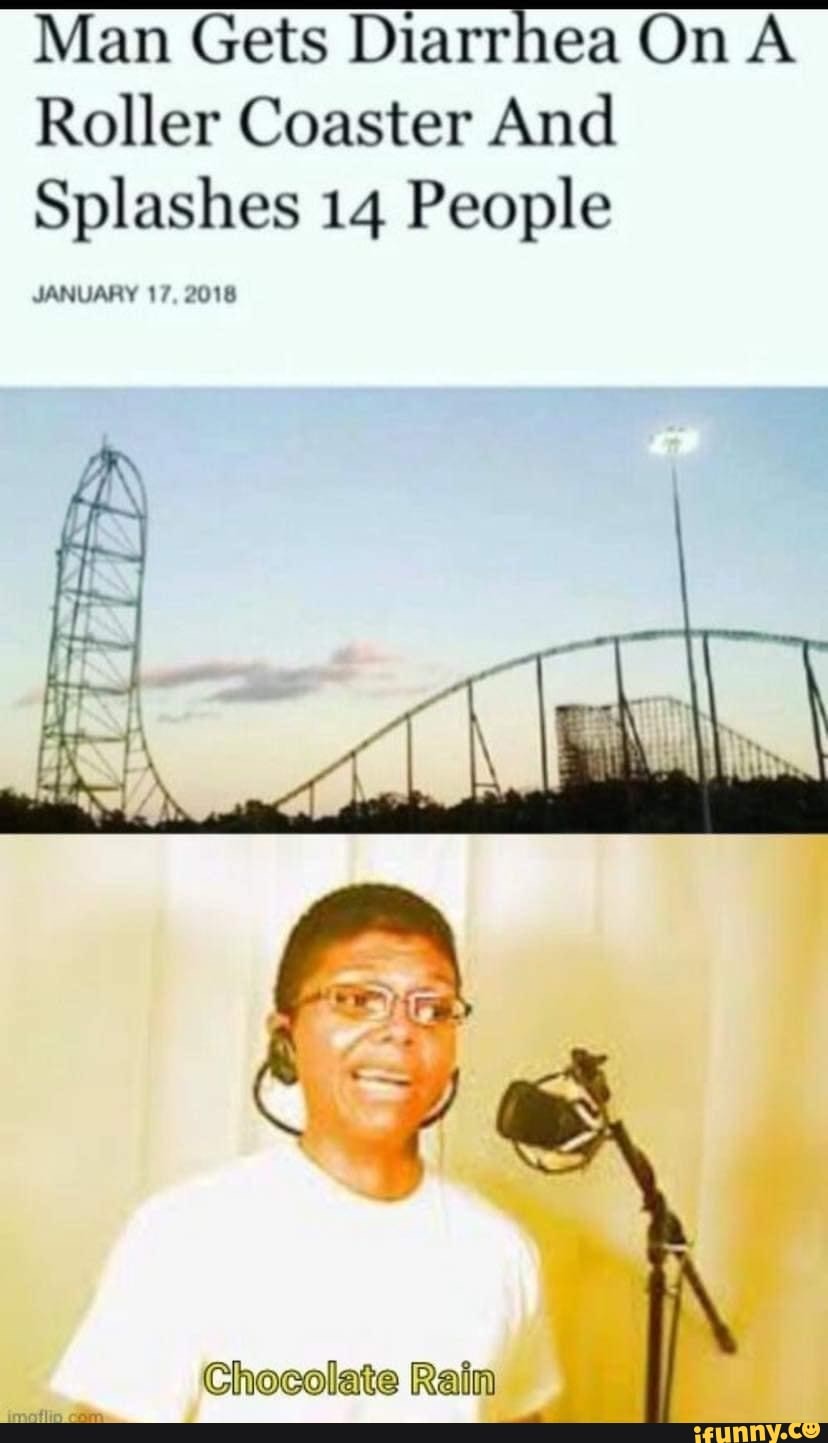 Man Gets Diarrhea On A Roller Coaster And Splashes 14 People