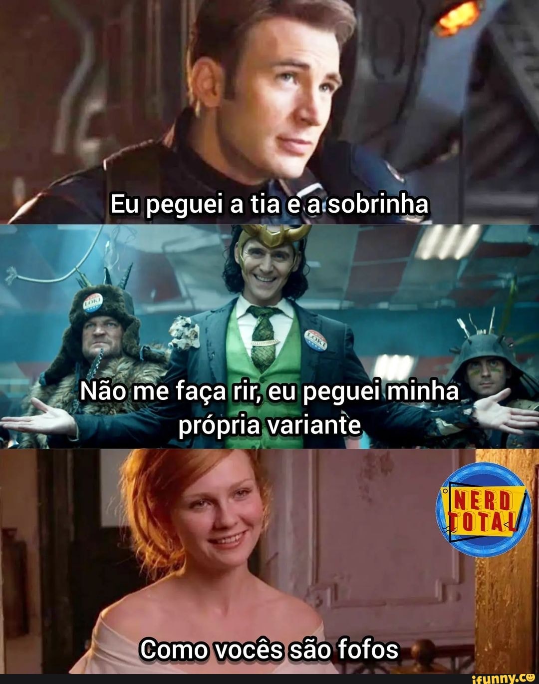 Eu peguei a tia sobrinha Não me faça rir, eu peguei minha própria variante  Como vocês são fofos - iFunny Brazil