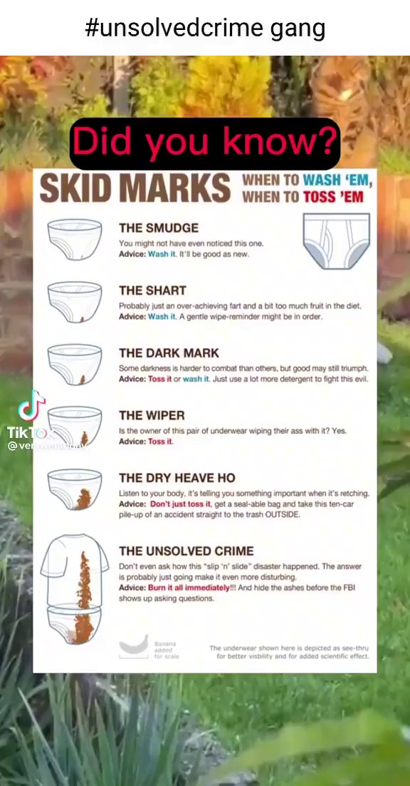 Skid Marks Underwear: What Are Skid Marks?