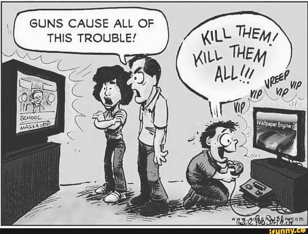 GUNS CAUSE ALL OF THIS TROUBLE! iFunny Brazil