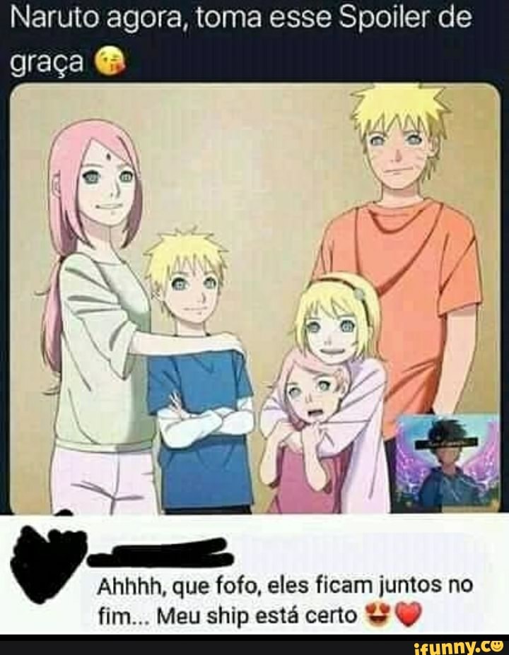 Spoiler pra vc que ta no naruto classico ainda! - iFunny Brazil