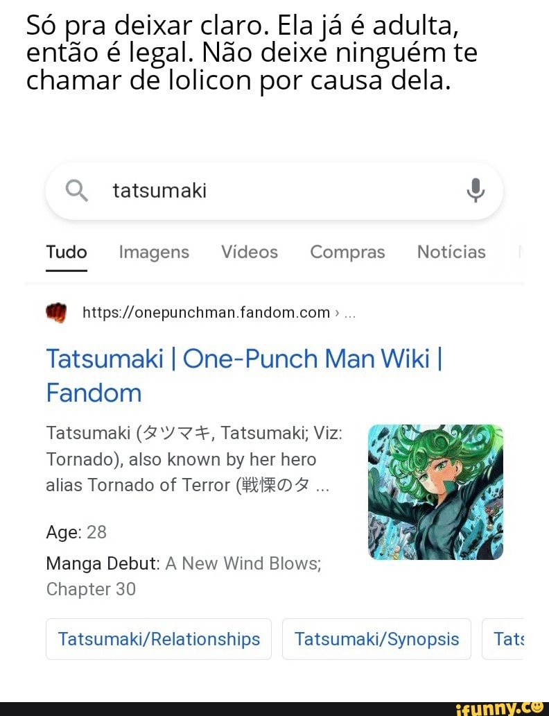 Tatsumaki, One-Punch Man Wiki