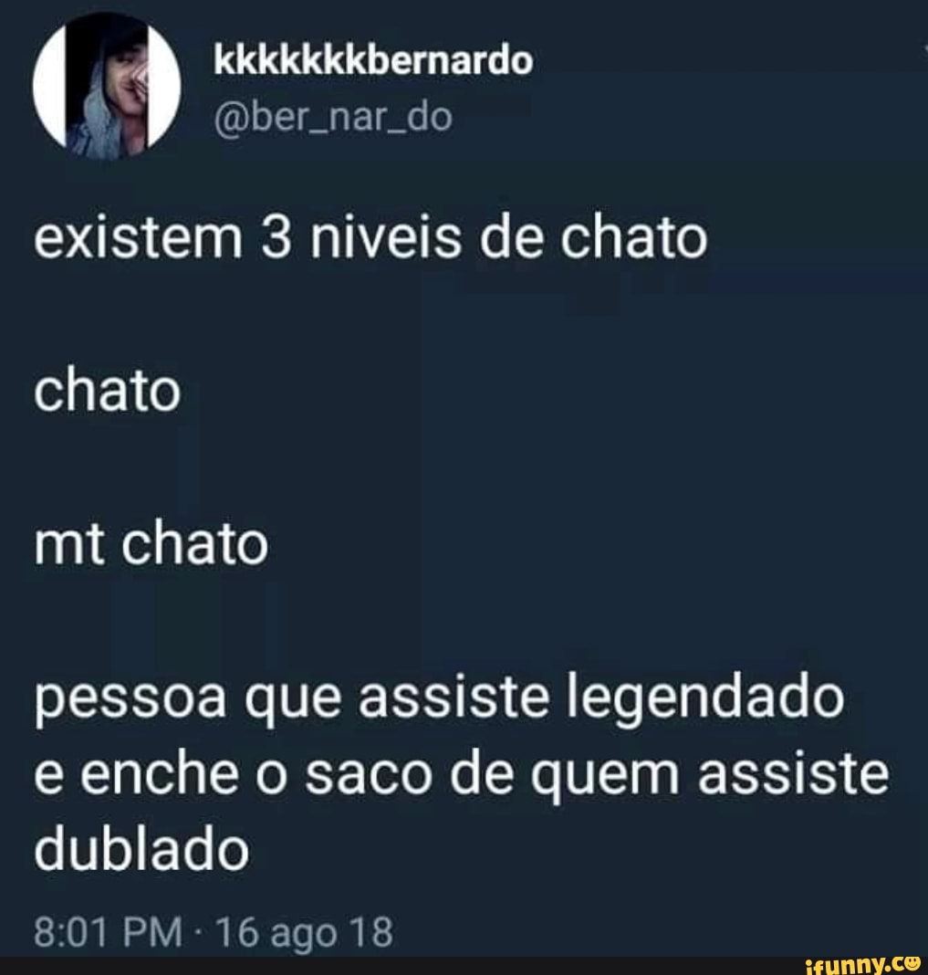 Como tira o ifunny.co ? Pessoas que assistem anime legendado: I