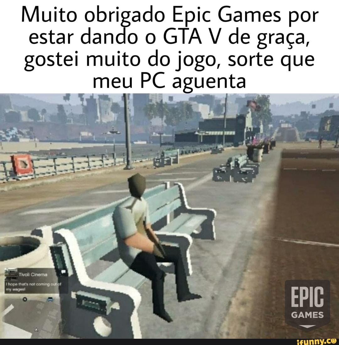 GTA V - DE GRAÇA - NA EPIC GAMES 