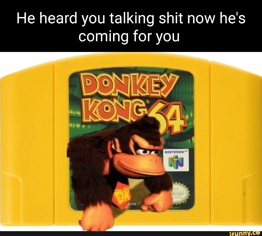 YOOOO NEW NINTENDO DIRECT LEAK DONKEY KONG SHIT FLINGING SIMULATOR  Available This Year! - iFunny Brazil