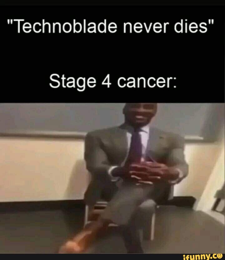 Technoblade never dies' Stage 4 cancer: - iFunny Brazil