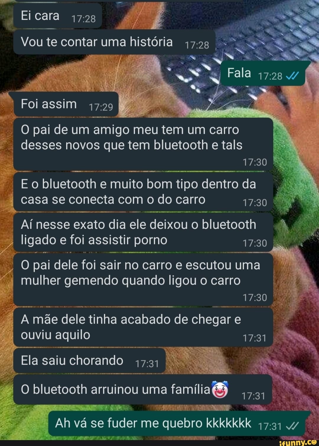 Eicara Vou te contar uma história 1728 Fal Foi assim pai de um amigo meu tem