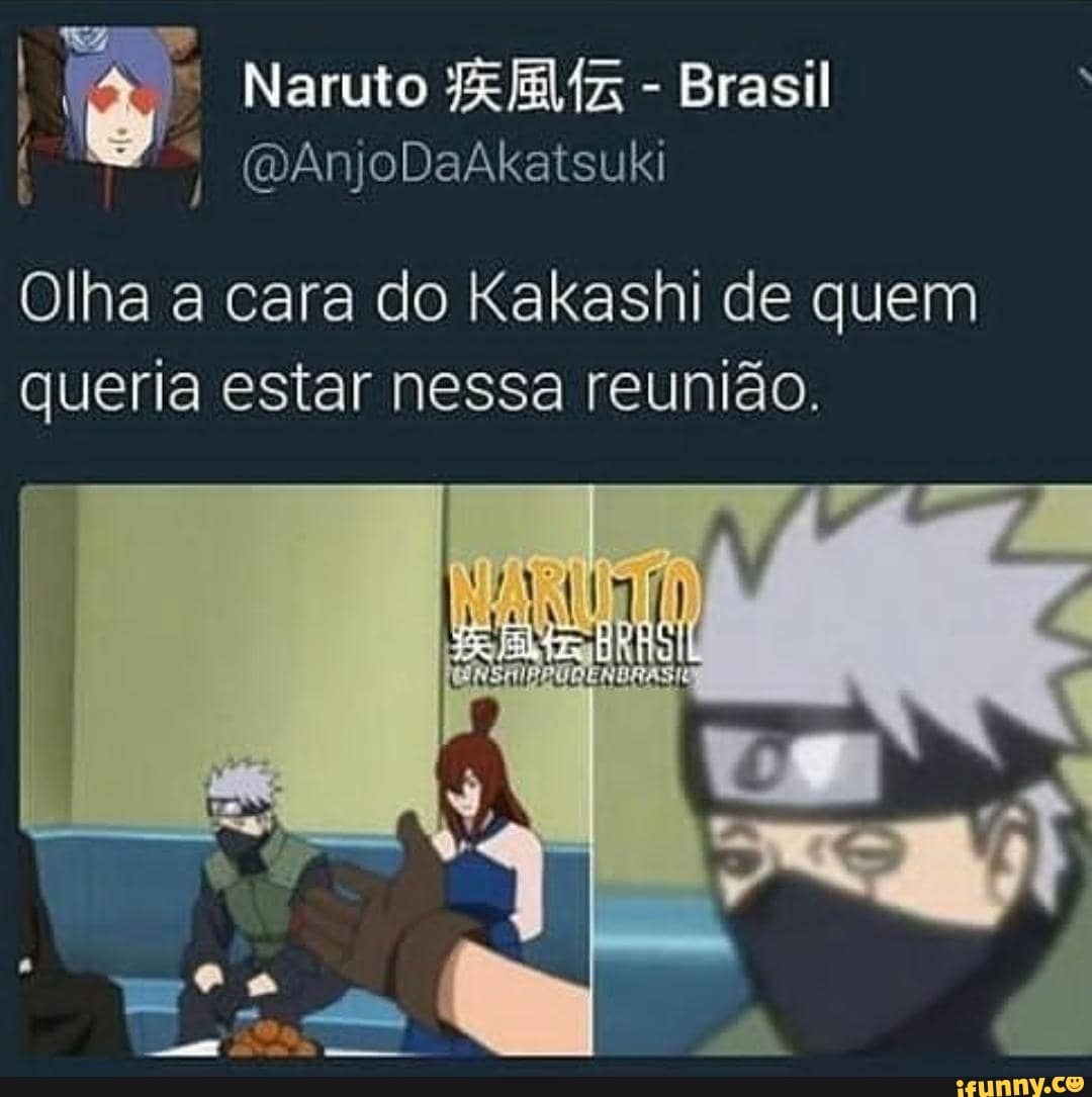 A VERDADEIRA RAZÃO PARA O KAKASHI COBRIR SEU OLHO ESQUERDO: - iFunny Brazil