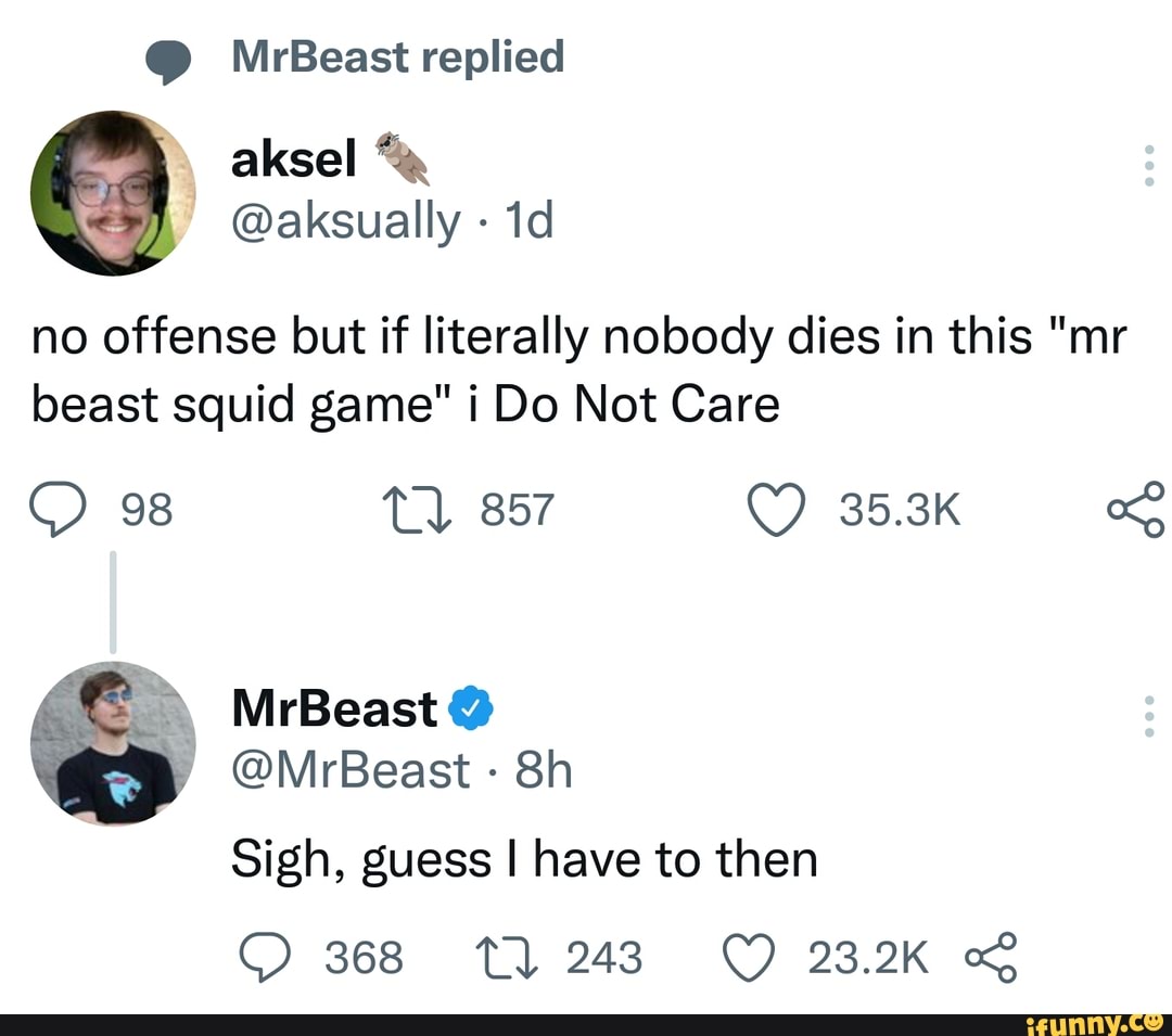 Mr beast but Russian a6sw ss dstiw svol ni IF ife! MrBeast - 344M views - 1  year ago - iFunny Brazil