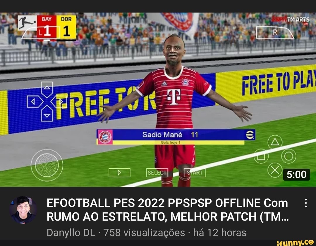 EFOOTBALL PES 2022 PPSPSP OFFLINE Com RUMO AO ESTRELATO, MELHOR