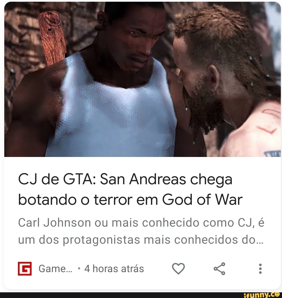 GTA San Andreas - Cadê o Game - Carl Johnson