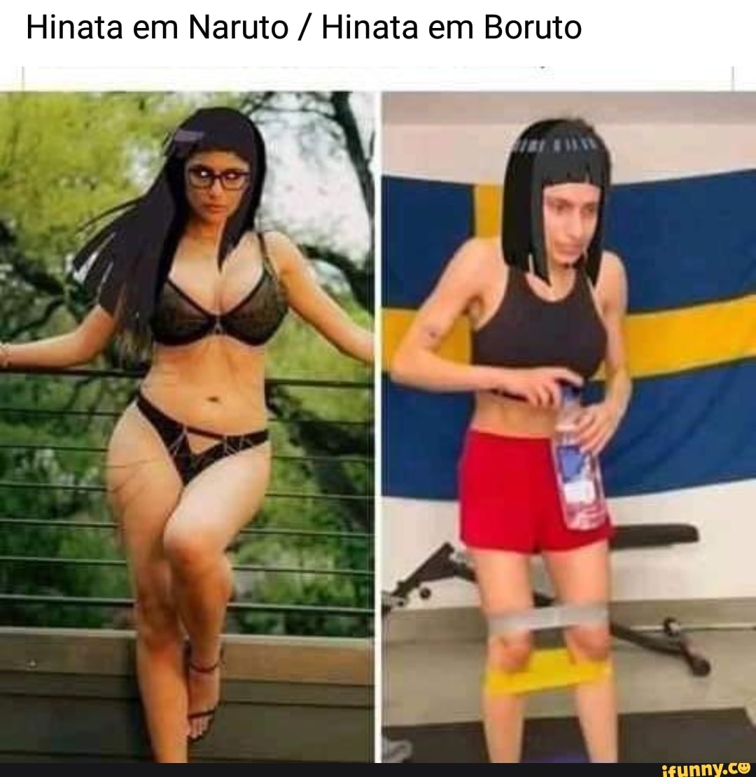 Hinata em Naruto Hinata em Boruto - iFunny Brazil