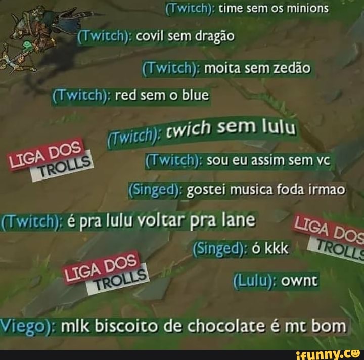 Créditos ~ foda-se vou jogar de zed