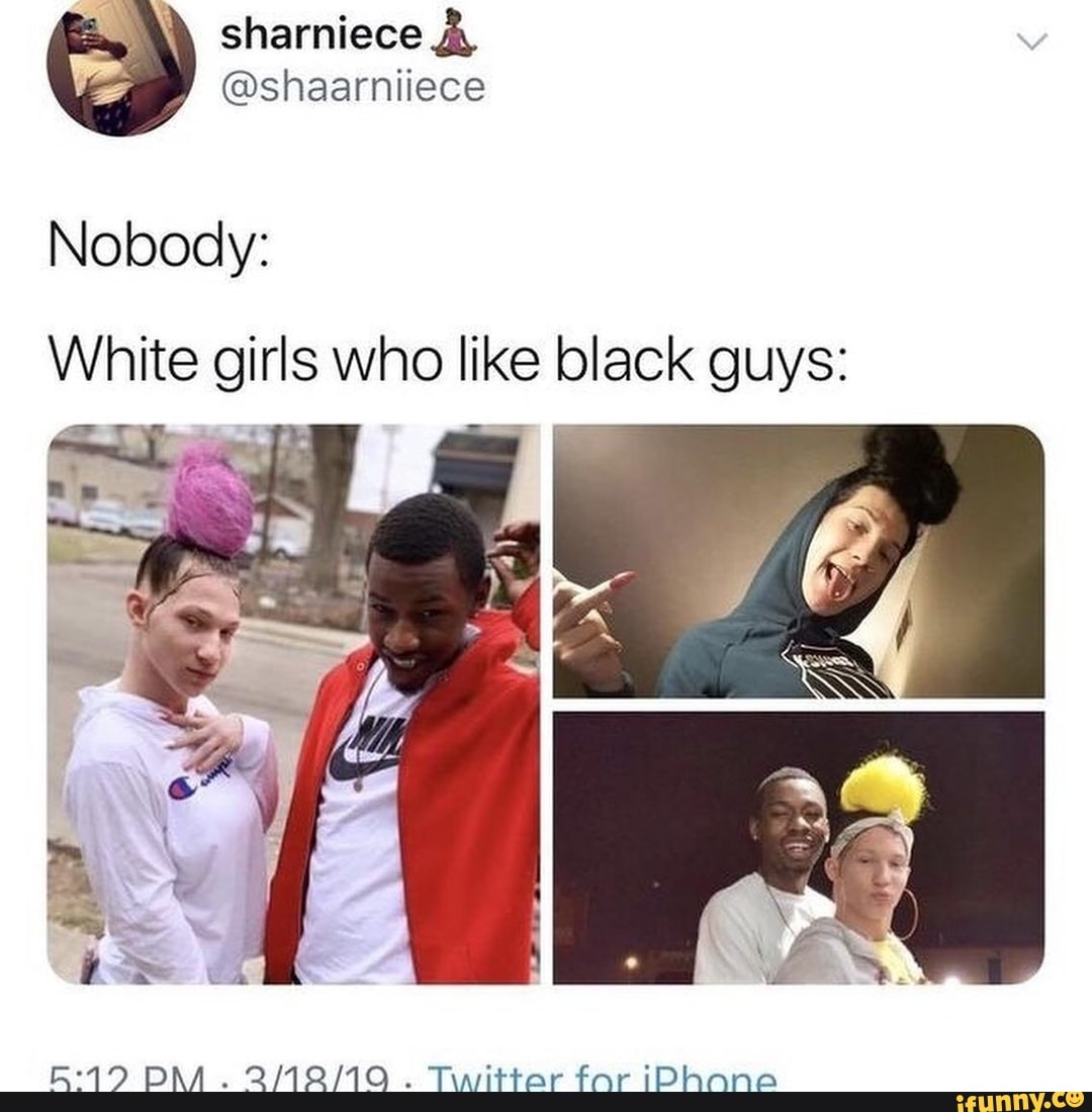 3 black guys clearance one white girl meme