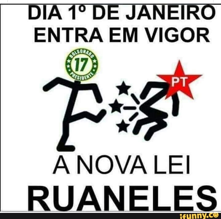 DIA 1º DE JANEIRO ENTRA EM VIGOR A NOVA LEI - IFunny Brazil