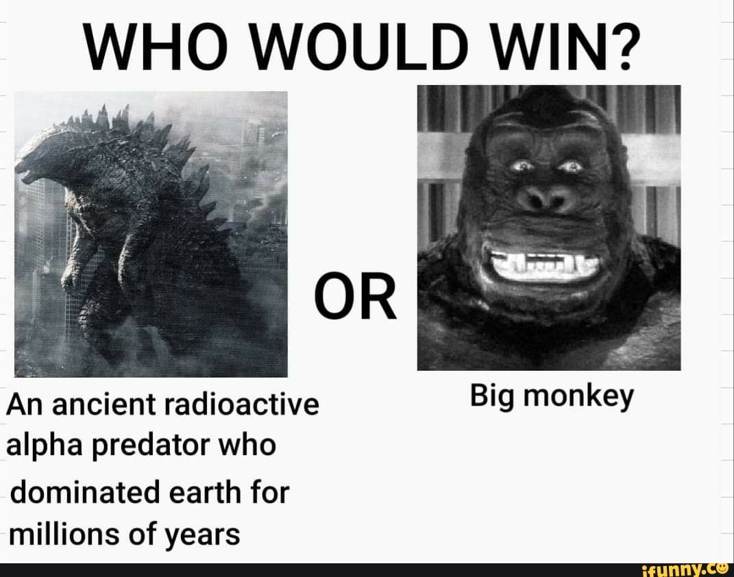 Who will win (vote in comments) Giga chad monkey Or Le monkey that