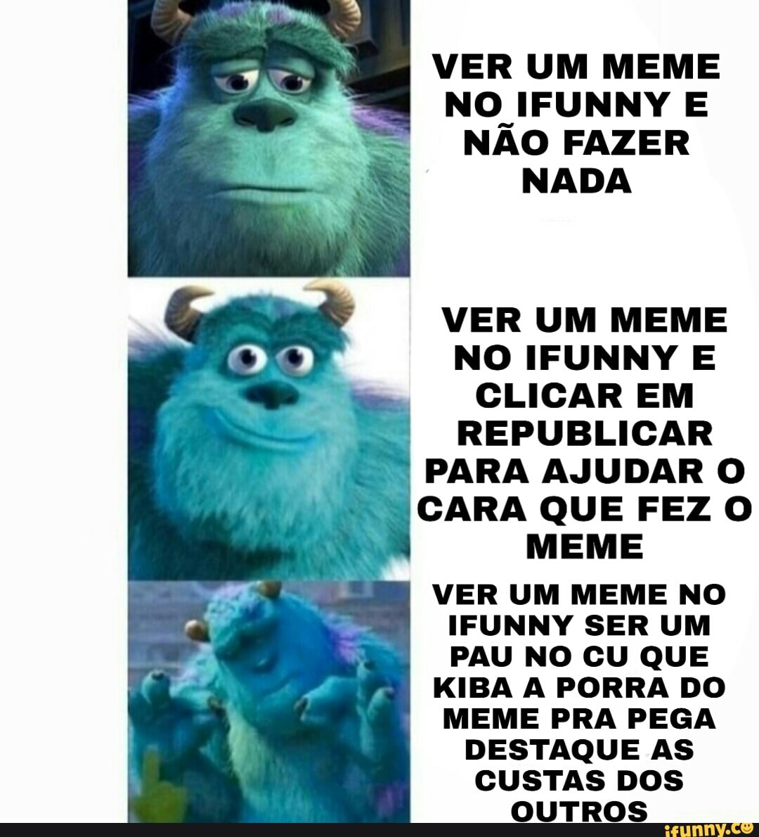 Quando o meme é engraçado mais têm q segurar a risada pq é de um bot: -  iFunny Brazil