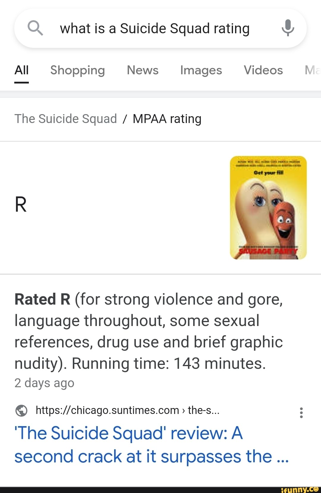 What is a Suicide Squad rating All Shopping News Images Videos Me The  Suicide Squad / MPAA