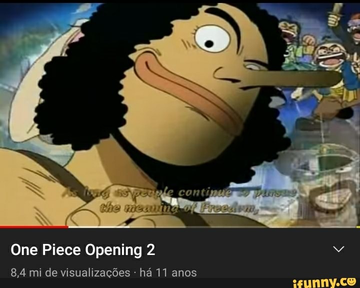 Todo dia uma abertura de One Piece - iFunny Brazil