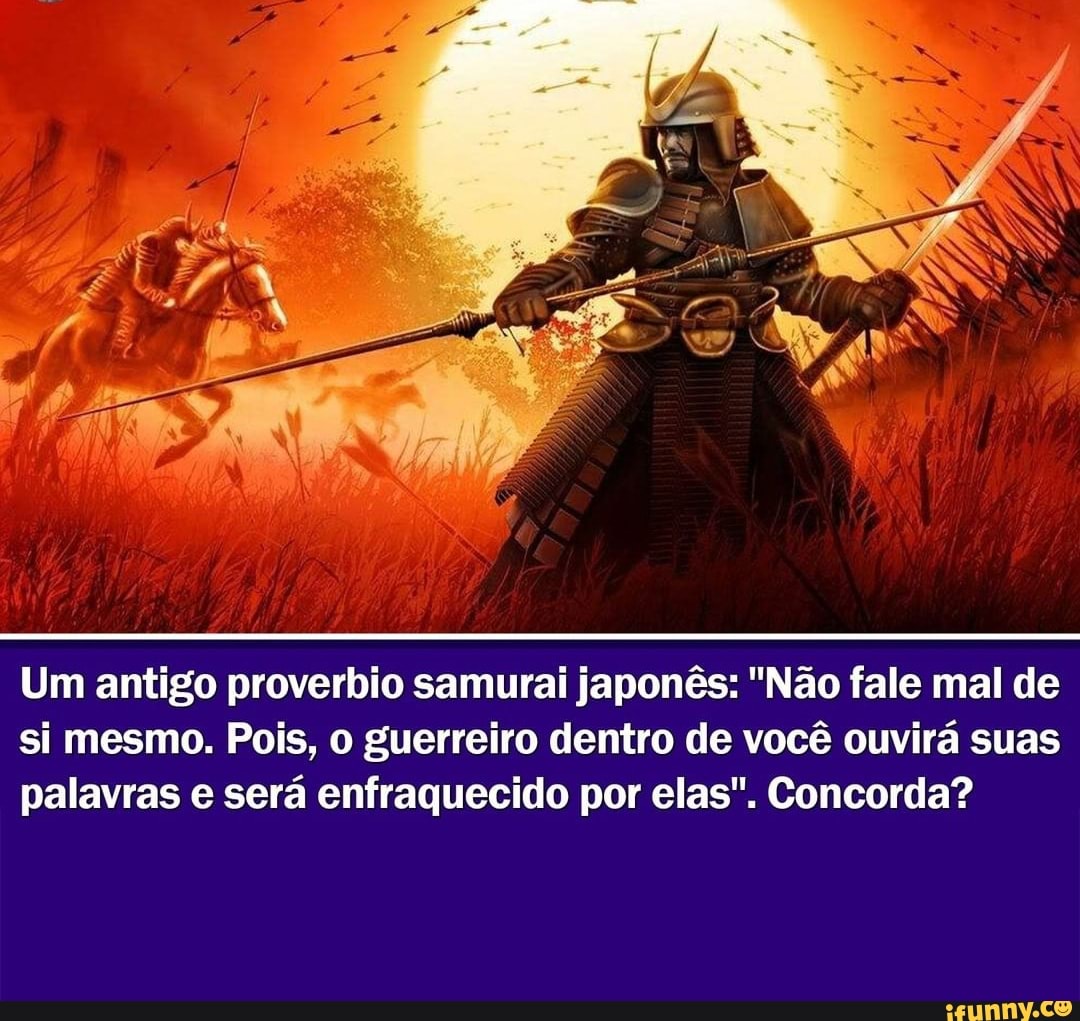 Guerreiro ninja com palavra japonesa significa força