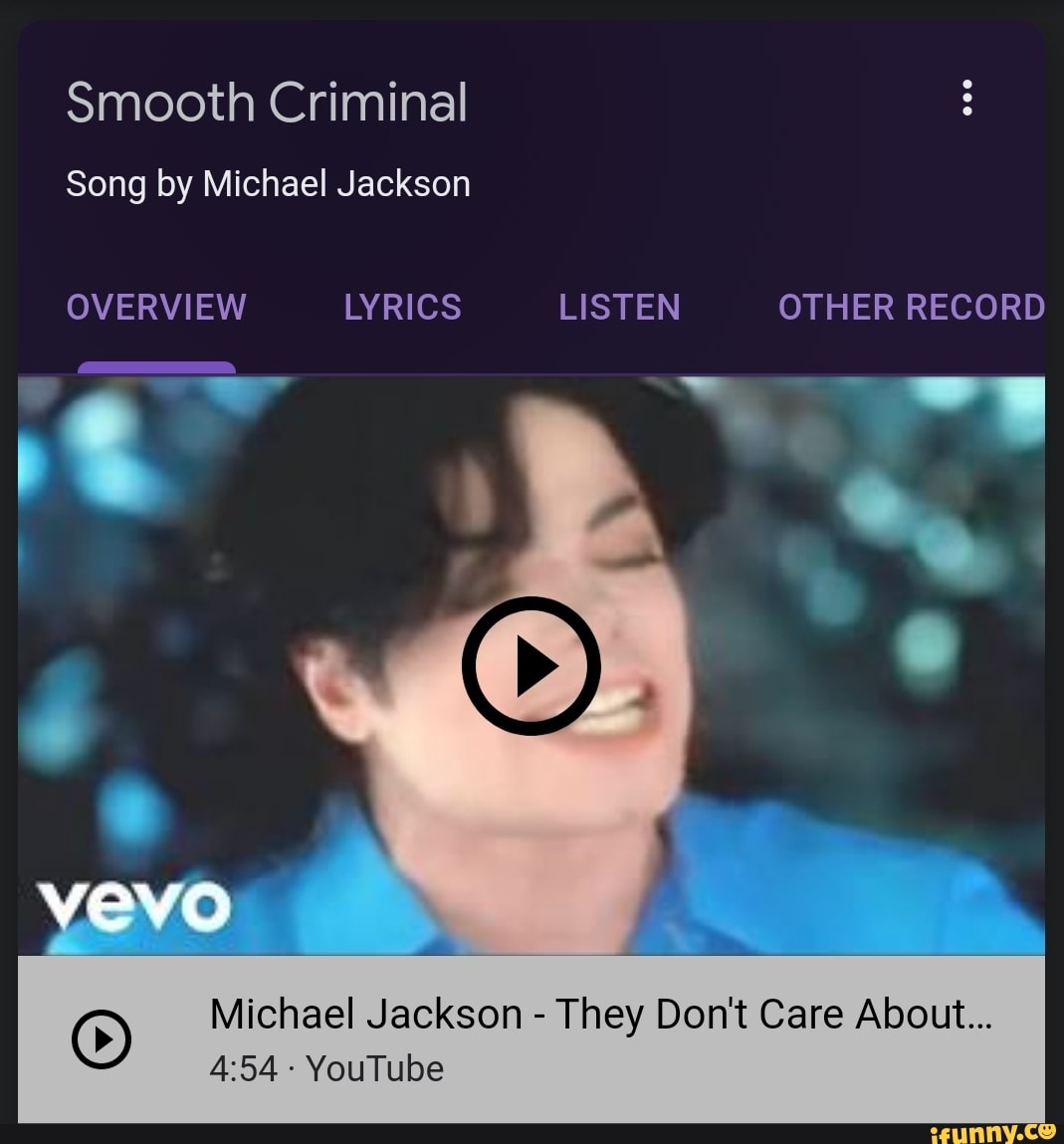 Michael Jackson – Smooth Criminal Lyrics