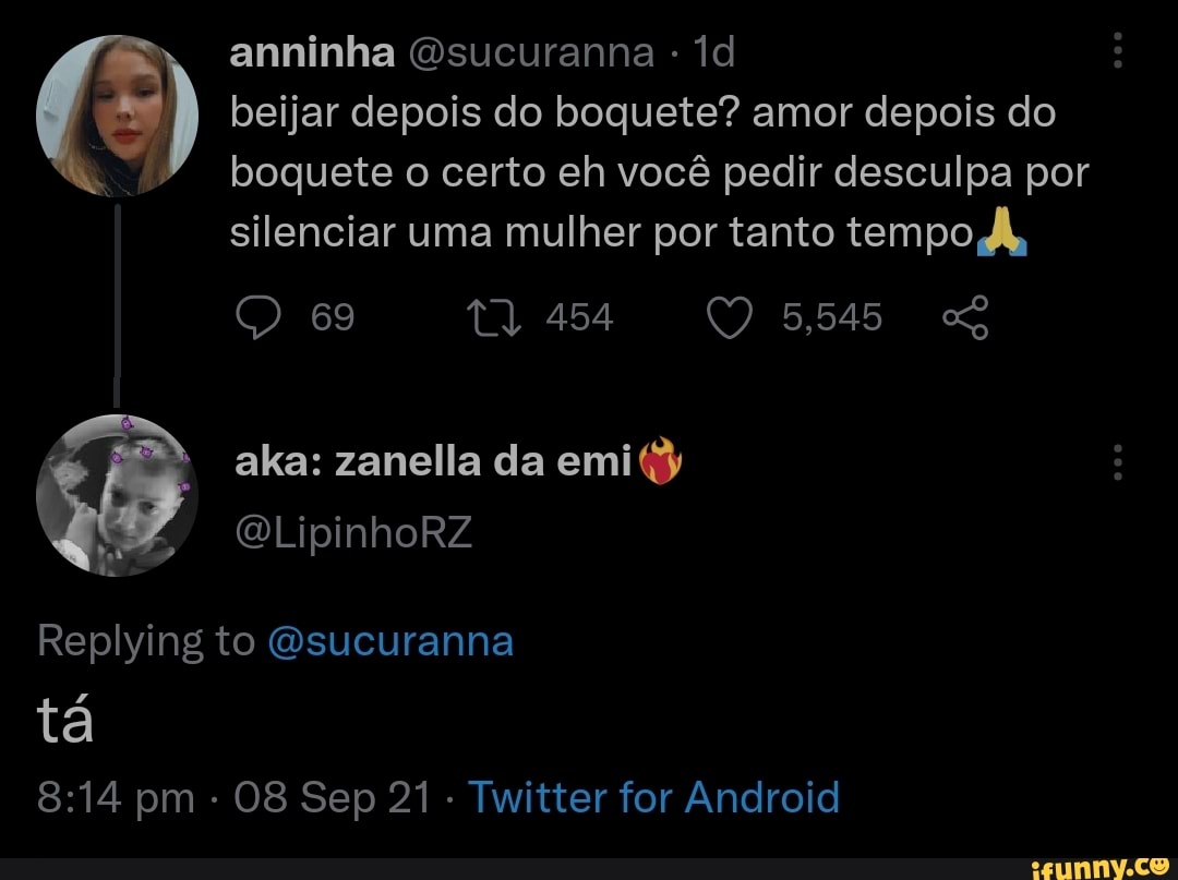 Anninha Osucuranna td beijar depois do boquete? amor depois do boquete o  certo eh você pedir