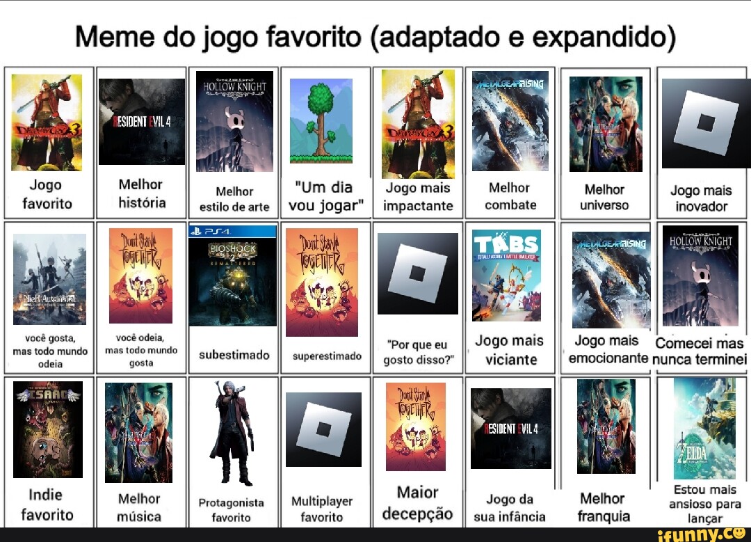 Os melhores MEMES e tirações de sarro sobre games e cultura pop #1 - Página  5 de 6 - Combo Infinito