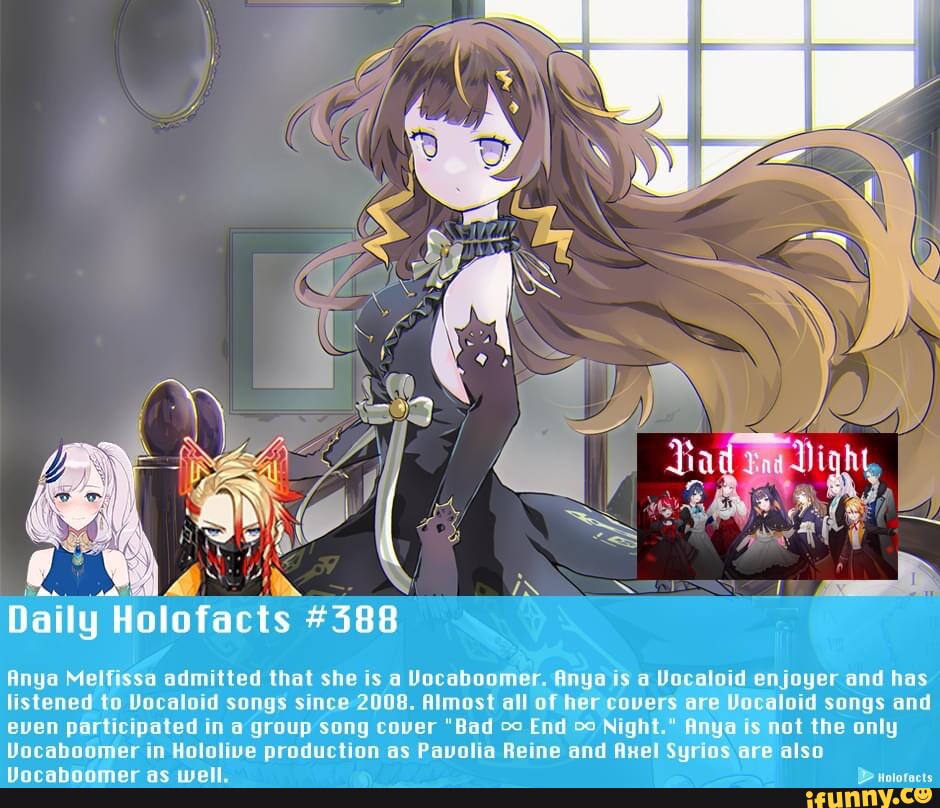 You've photoshopped anya's face on every hololive member, but what about  holostar? : r/Hololive