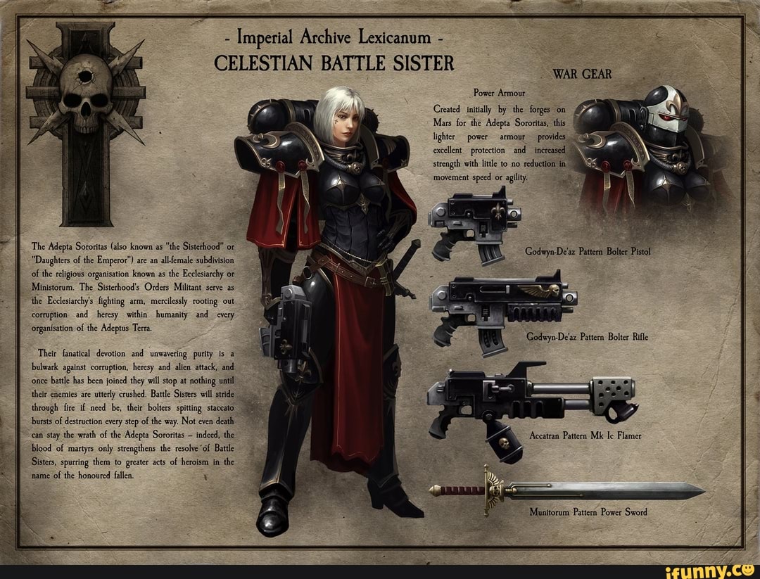 Sisters of Battle - Warhammer 40k - Lexicanum